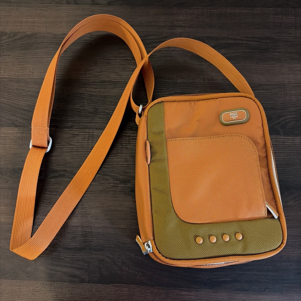 Vintage TUMI 5133CRR Crossbody Organizer Travel Bag